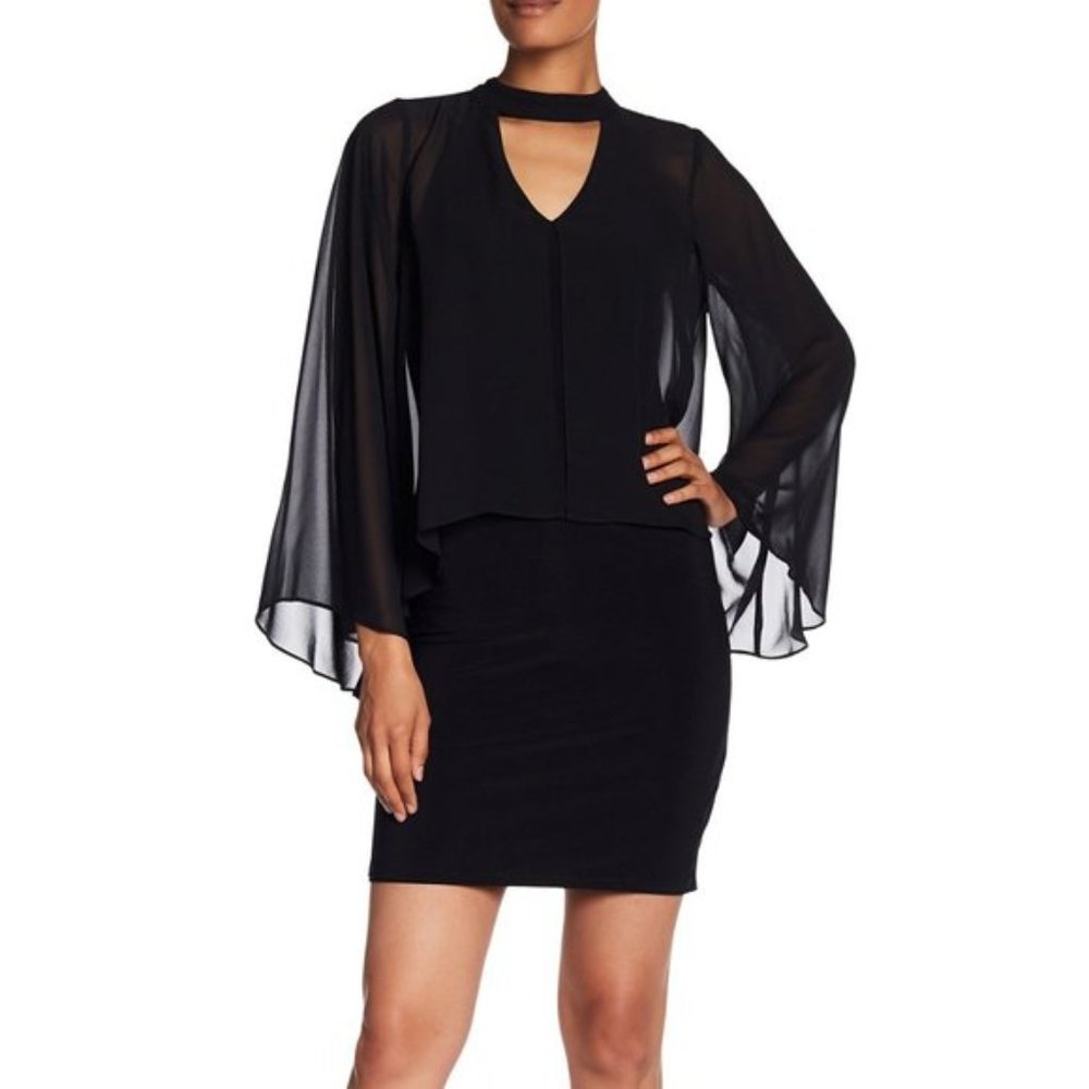 Black Cape Dress